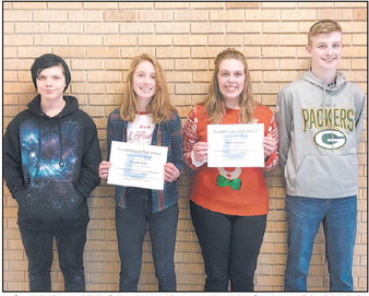 CHS December Students Of The Month