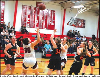 Renewed Rivalry Goes To Red As  Lady Cards Top Marshladies