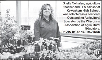 Kewaskum Teacher Named  Outstanding Agricultural Educator