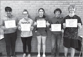 CHS March Students of the Month