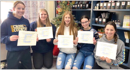 C.H.S. November Students of the Month