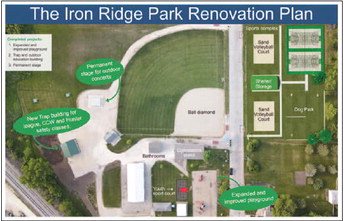 Iron Ridge Firemen’s Park Renovation Plan Continues
