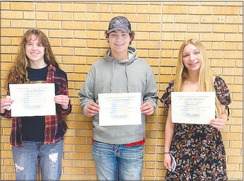 C.H.S. March Students of the Month