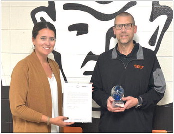 School District of Horicon Athletic  Administrator Mike LeBouton Earns  the InSideOut Leadership Award